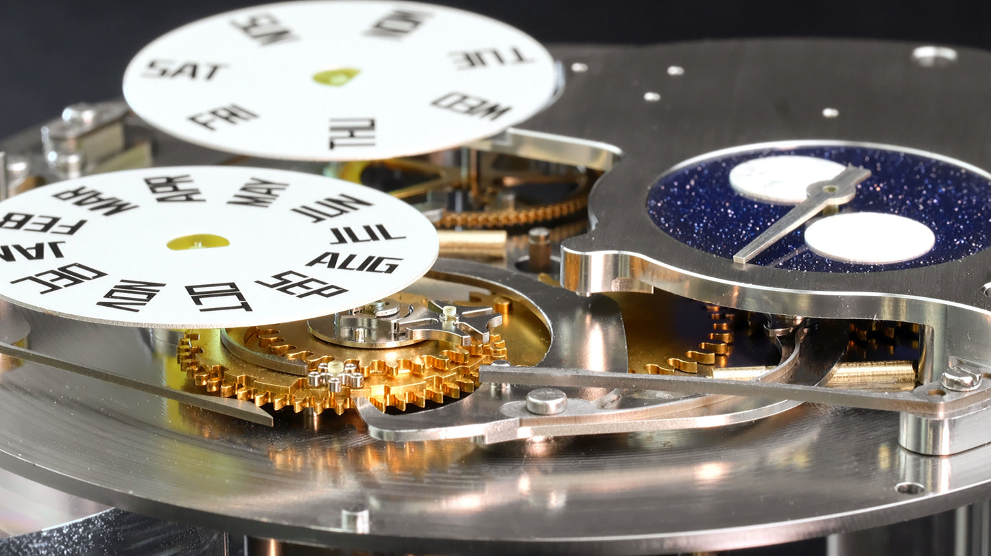 Macao Watch and Clock Museum 6th Anniversary Commemorative Perpetual Calendar Desk Clock