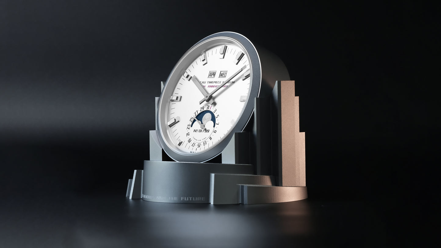 Macao Watch and Clock Museum 6th Anniversary Commemorative Perpetual Calendar Desk Clock